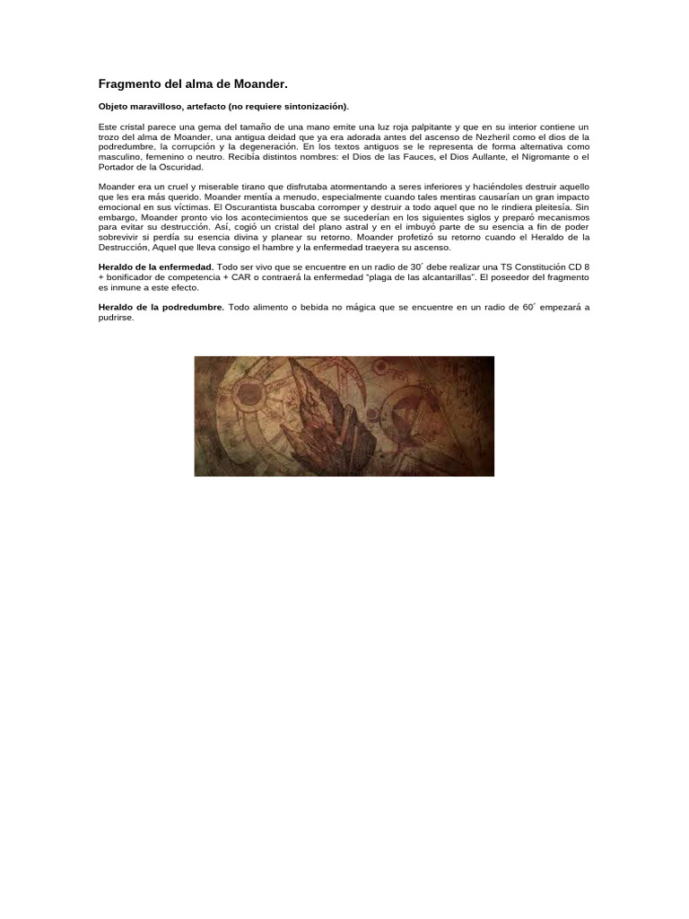Fragmento de Moander | PDF