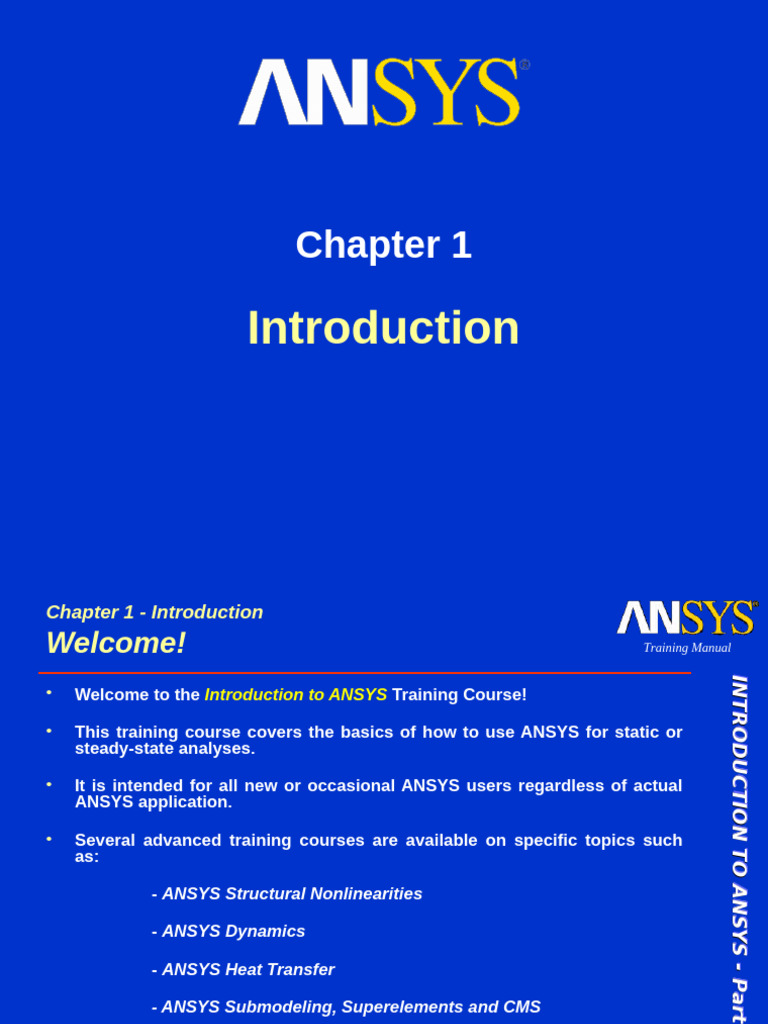 Intro1 M01 Intro V13 | PDF | Finite Element Method | Mechanical Engineering