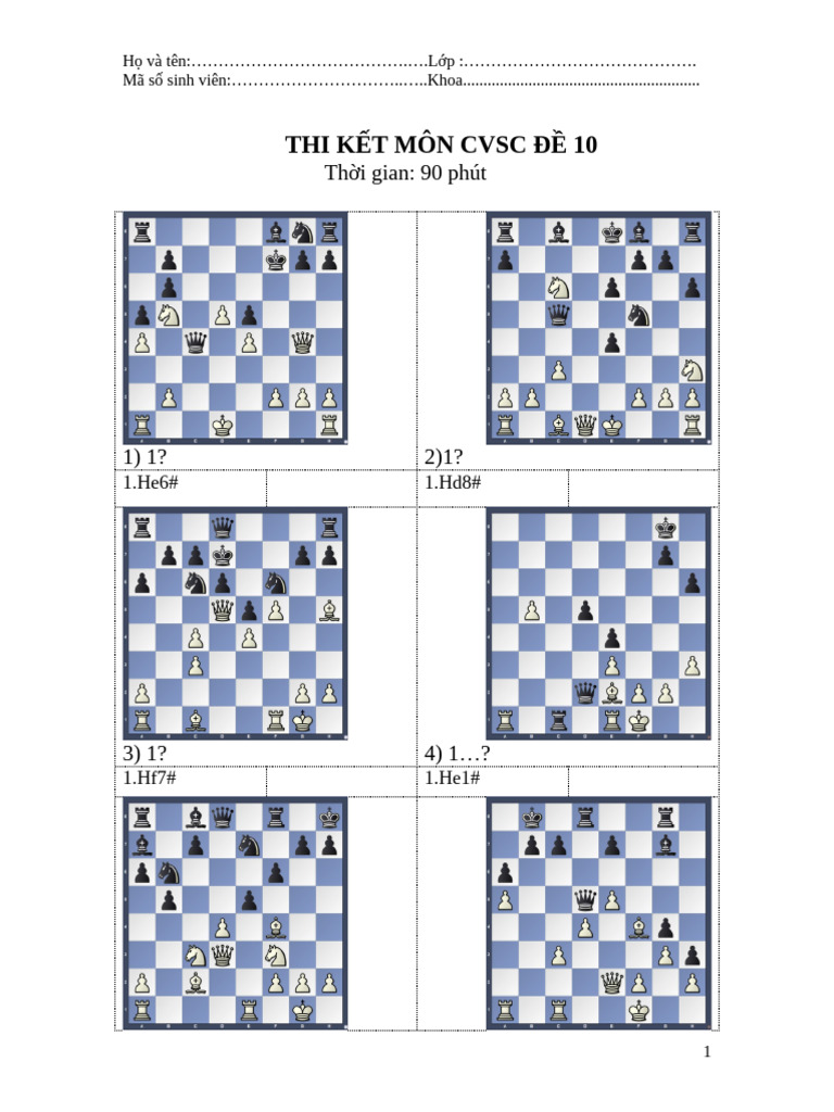 CV1 ĐỀ 10 | PDF