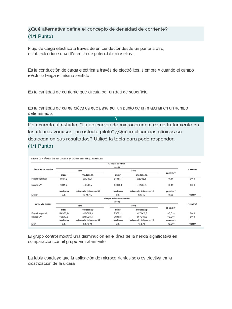 Taf Er1 | PDF | Corriente eléctrica | Cicatrización de la herida