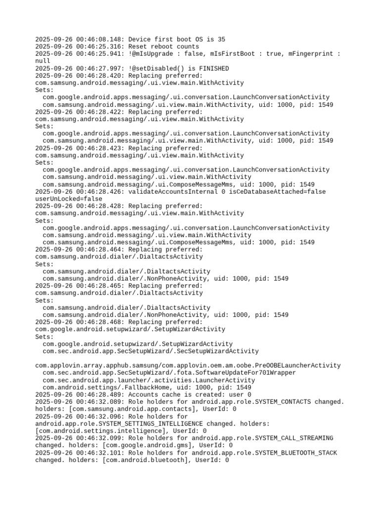 PM Debug Info | PDF | Utility Software | Smartphone