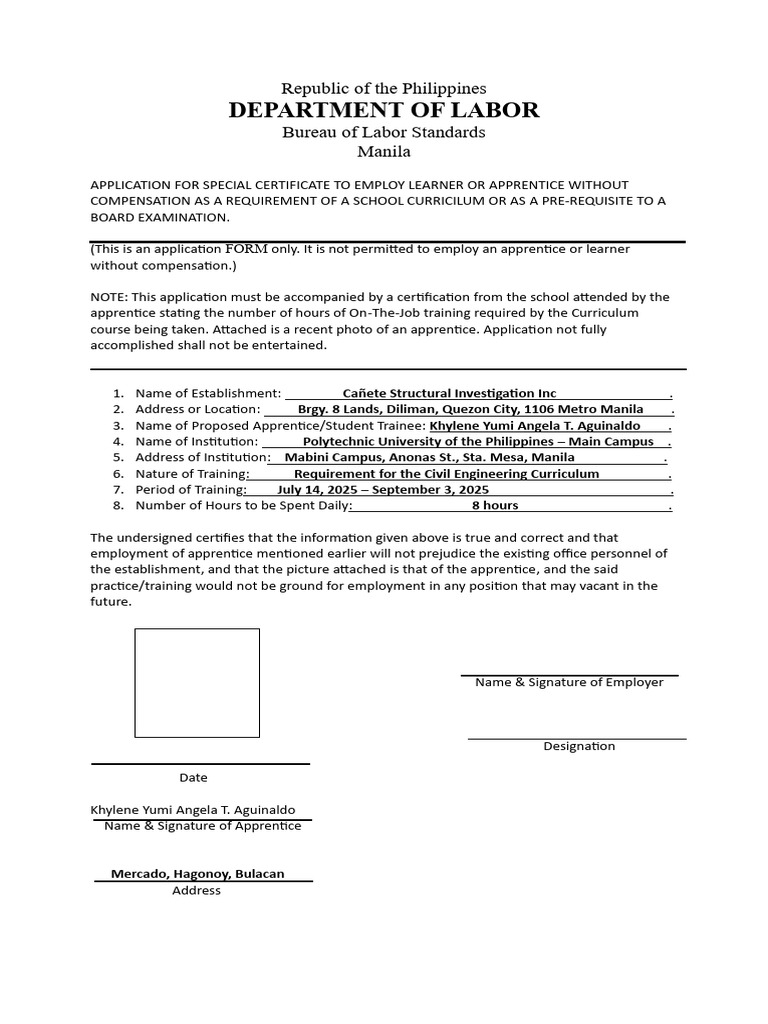Department of Labor | PDF