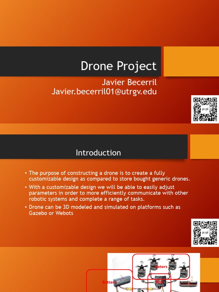 Customizable Drone Design Project | PDF