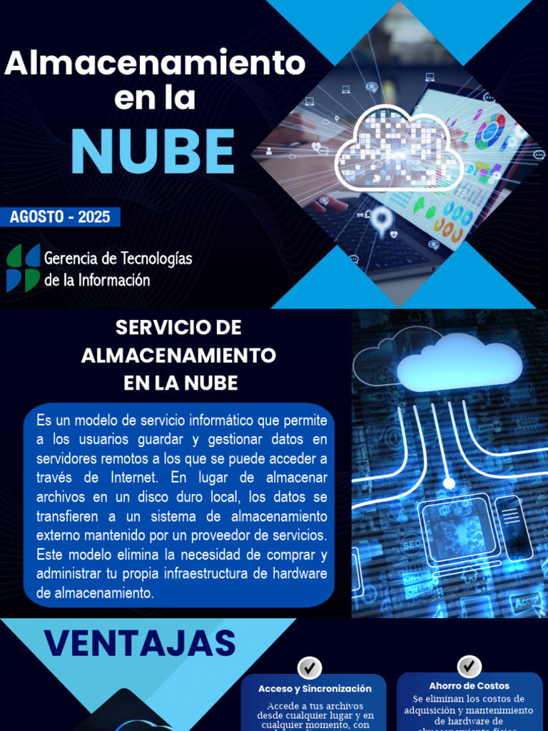 Almacenamiento en la Nube: Ventajas y Riesgos | PDF | Computación en la ...