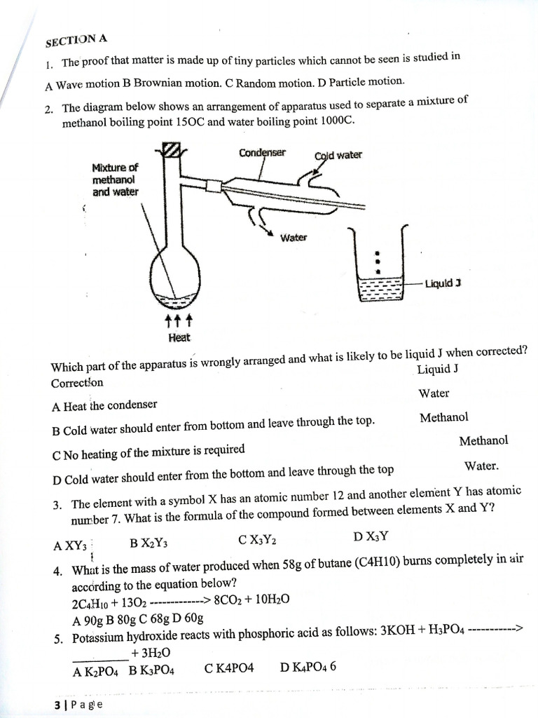 Science Paper 2 Mock Exam | PDF