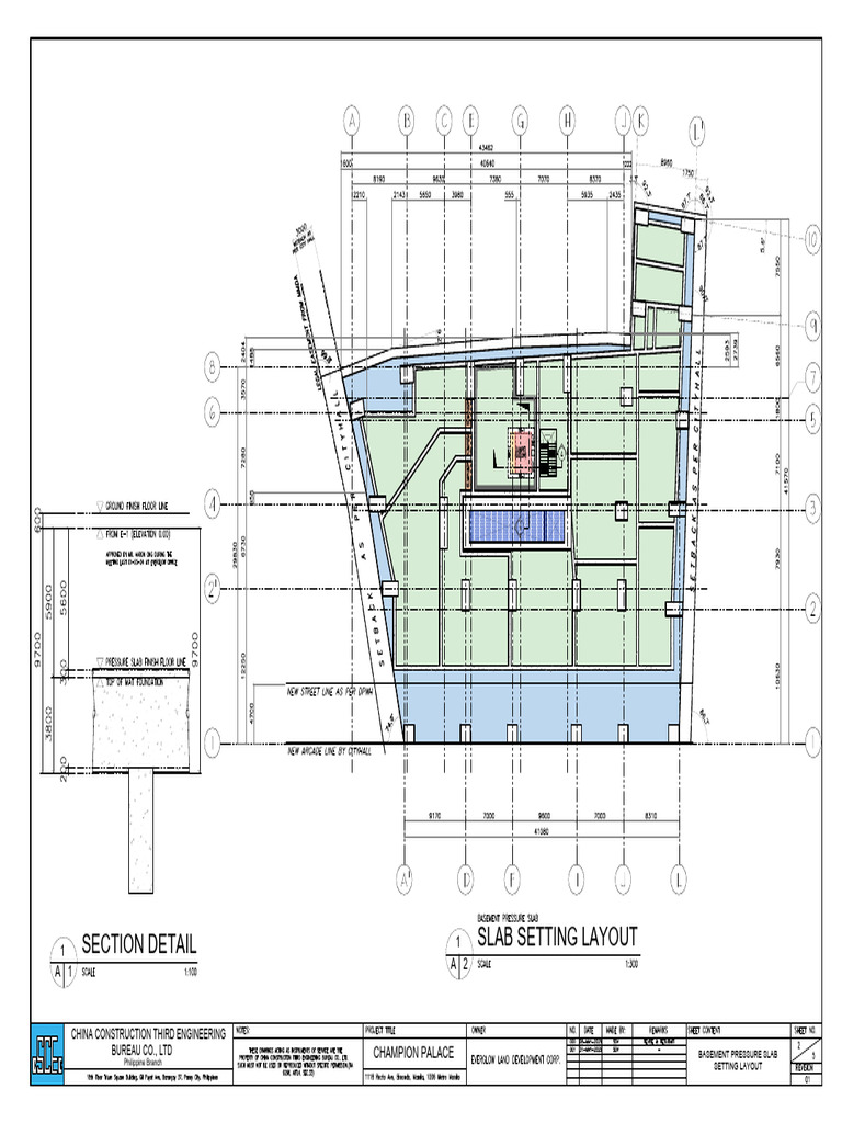 Basement Pressure Slab Layout Guide | PDF