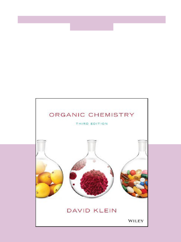 Solution Manual For Organic Chemistry 3rd by Klein Latest PDF