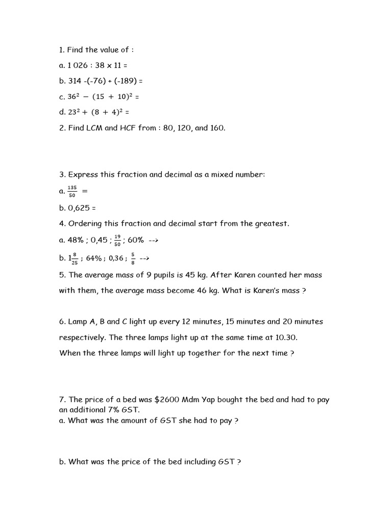 Math G6 Moira SA2 Part 3 PDF | PDF | Length | Rectangle