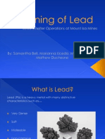 Refining of Lead