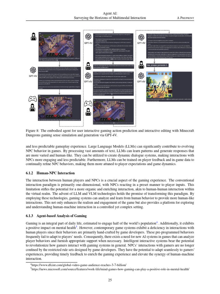 Agent AI in Multimodal Gaming Interaction | PDF | Robotics | Artificial ...