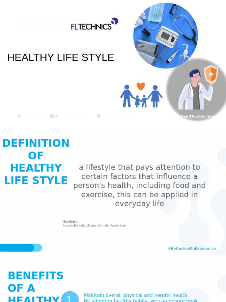 Healthy Life Style | PDF | Determinants Of Health | Nutrition