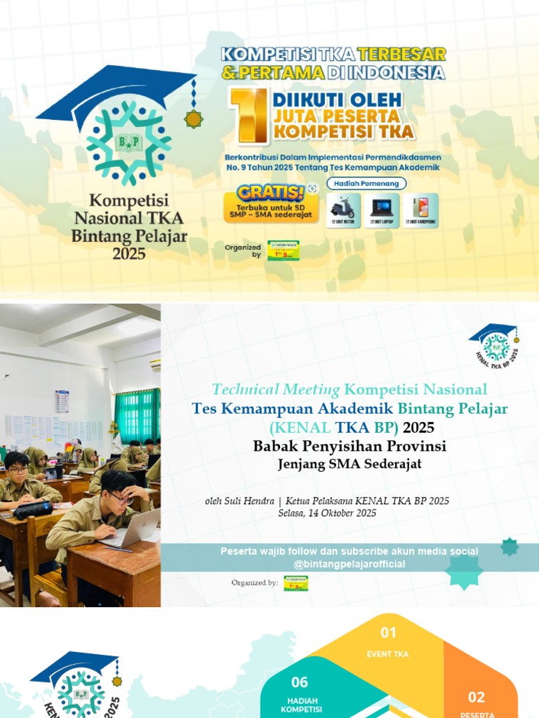 Kompetisi Kenal TKA BP 2025 | PDF