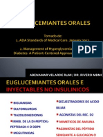 Euglucemiantes Orales ADA 2012
