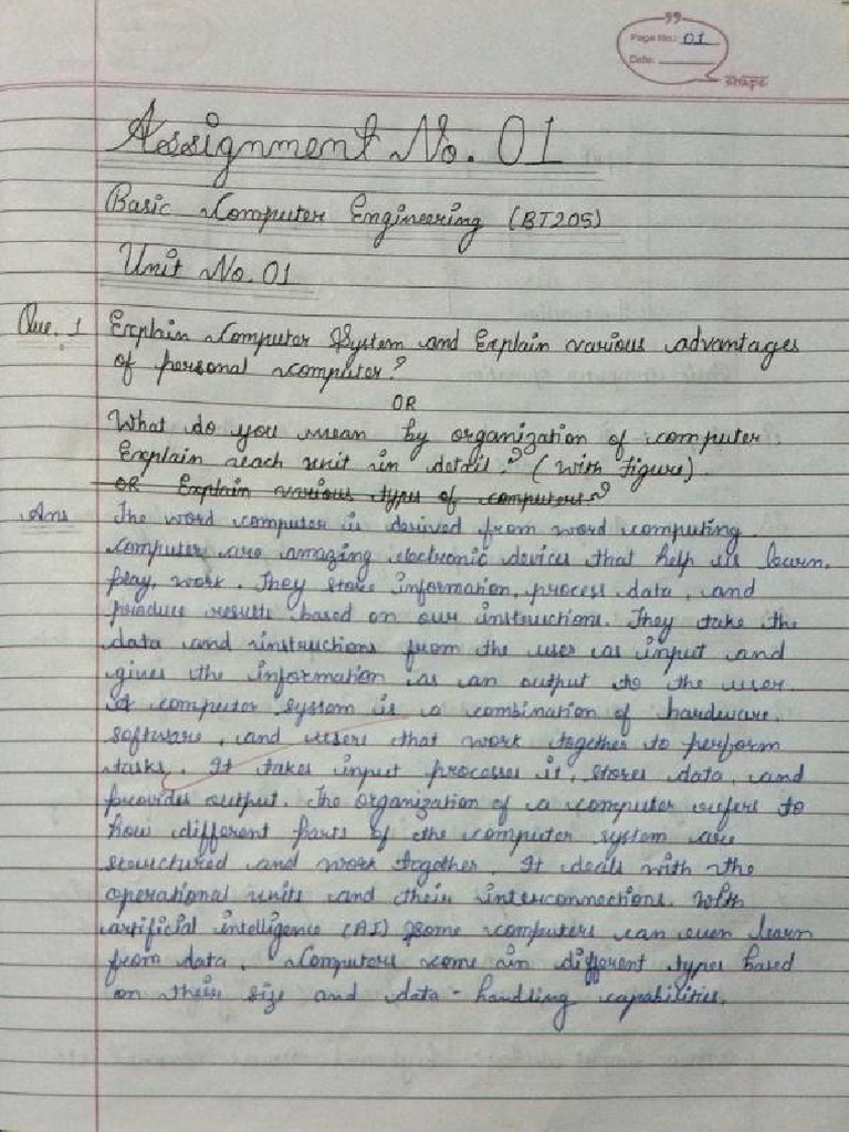 Unit 1 BCE Assignment - Compress | PDF