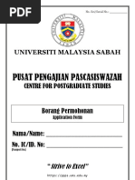 Application Form UMS