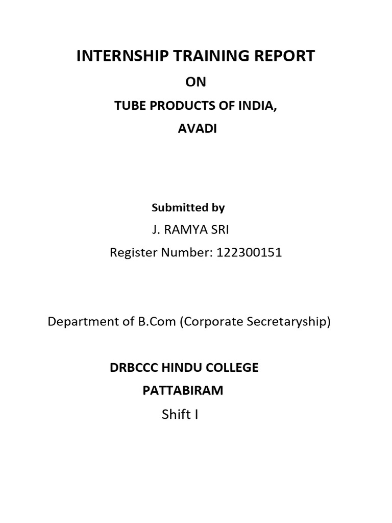 Ramya Intern | PDF | Human Resource Management | Economies