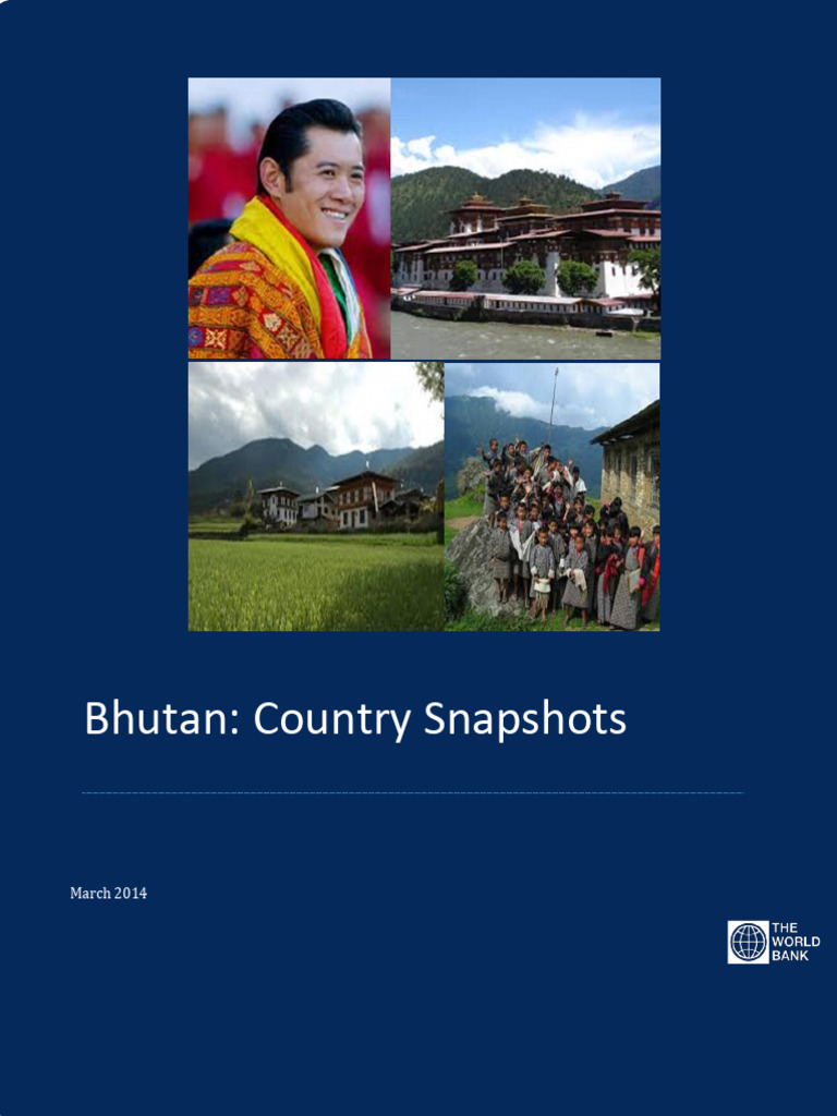 Bhutan Country Snapshot Spring 2014 | PDF | Inflation | Poverty