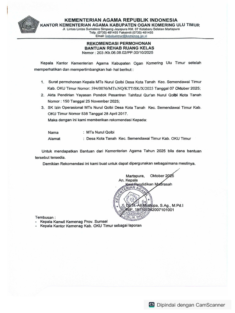 Rekom Kemenag | PDF