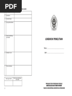 Contoh Logbook Penelitian Skripsi | PDF
