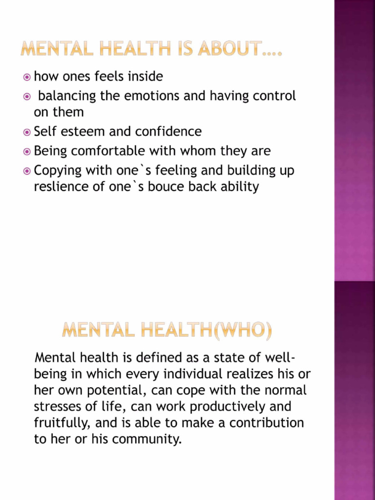 Adolescent Mental Health | PDF