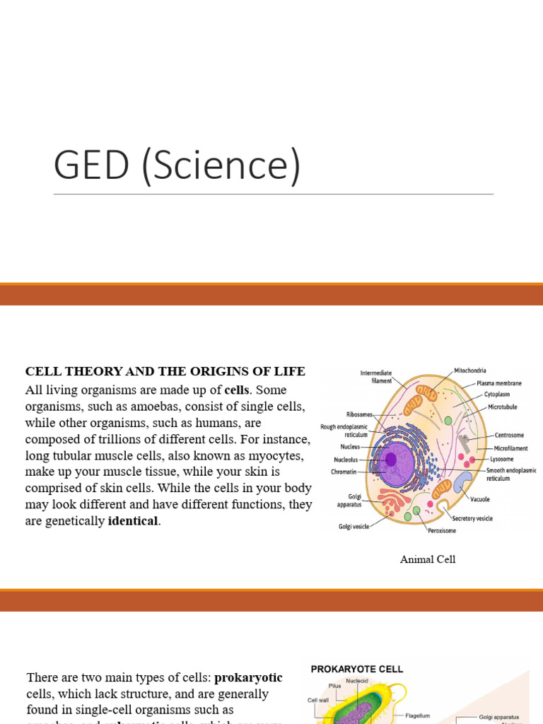 GED (Science) | PDF