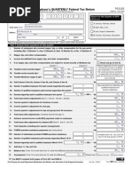 Employer's QUARTERLY Federal Tax Return: 5 3 1 3 1 0 0 1 0 Kenifer Corp Computer Solutions