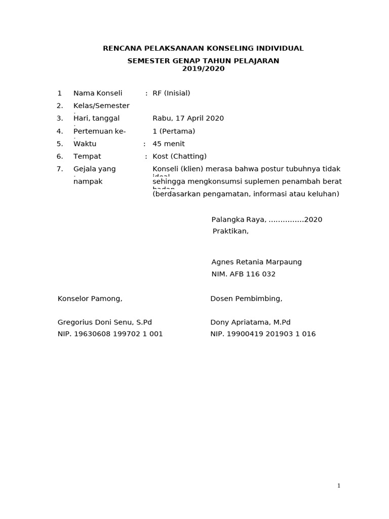 RPL K.individu Pertama 1 | PDF