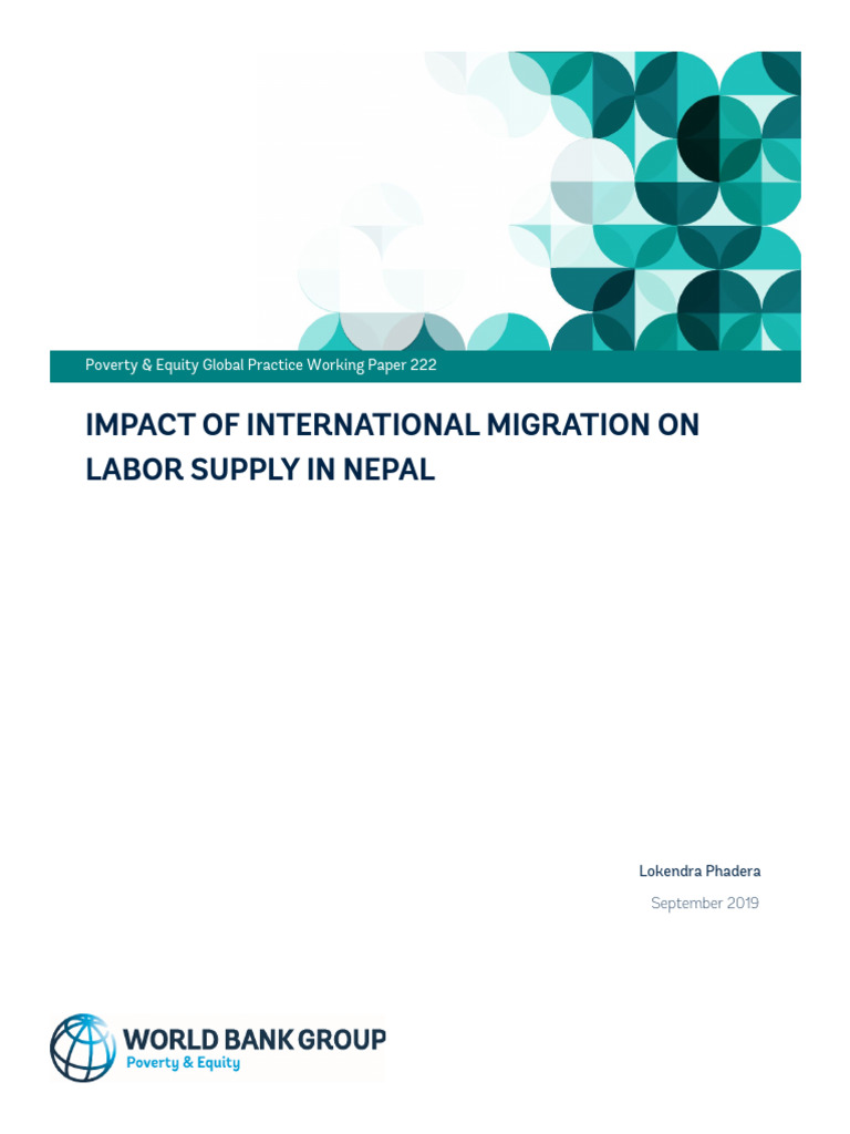 Impact of International Migration On Labor Supply in Nepal | PDF ...