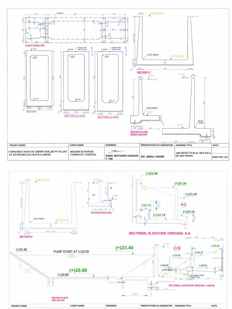 Architechtural Details of Section | PDF