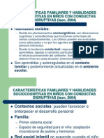 Resumen Texto - Características Familiares y Habilidades Sociocognitivas en Niños Con Conductas Disruptivas