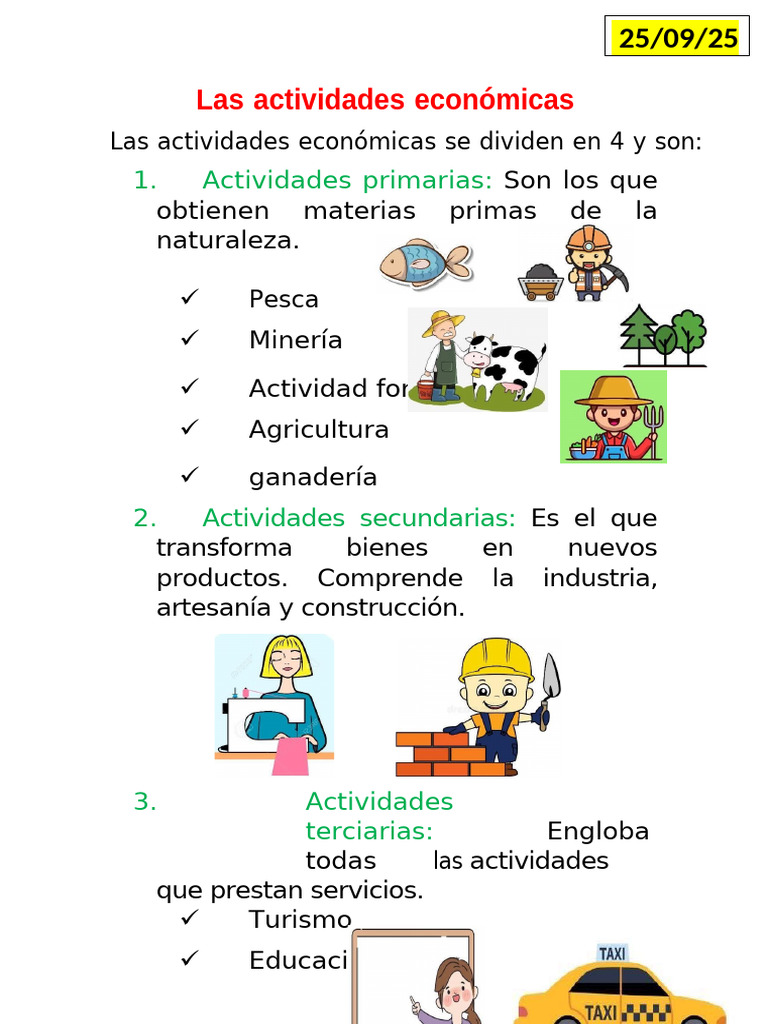 Tipos de Actividades Económicas | PDF