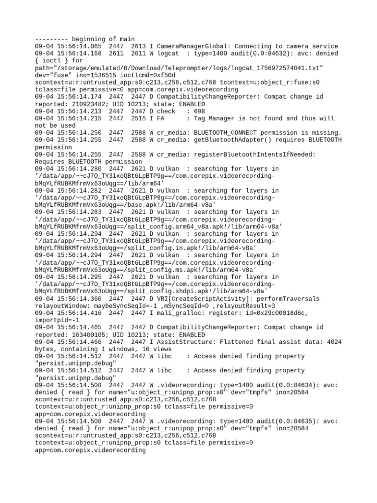 Logcat 1756972574041 | PDF | Software | Computing