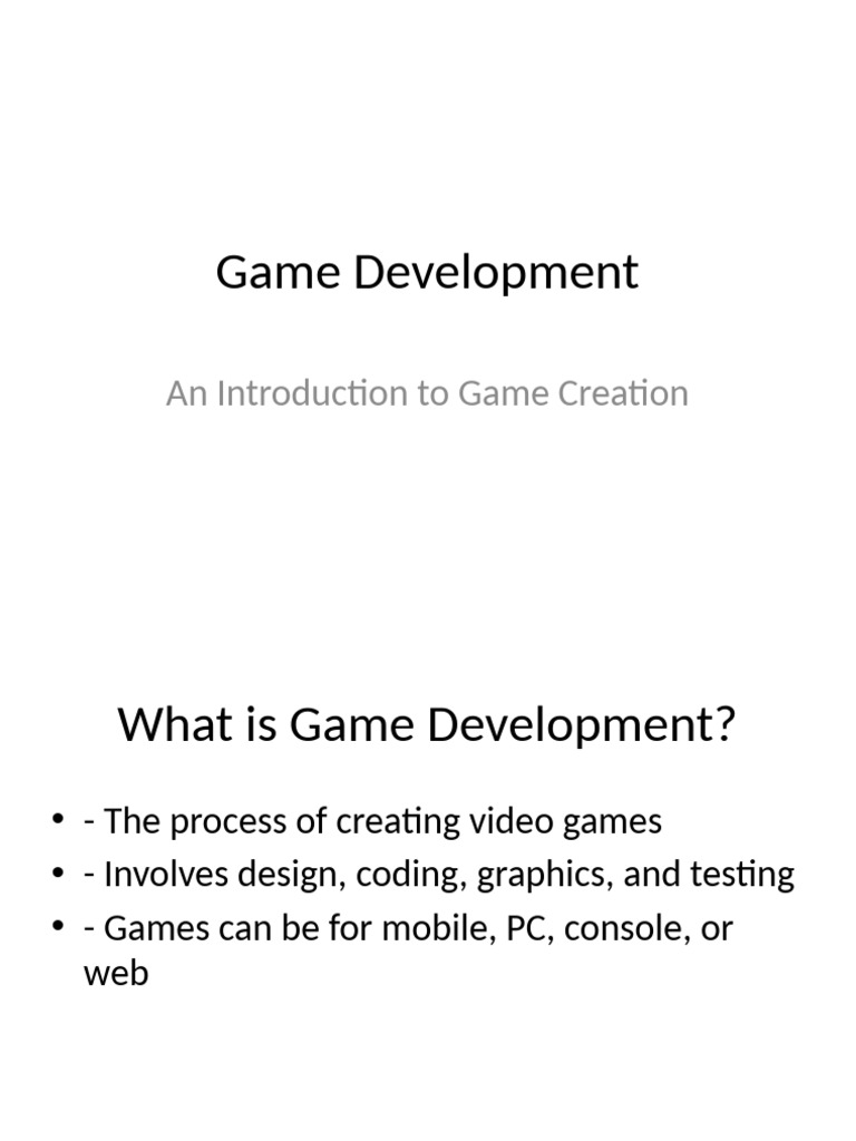 Game Development: A Complete Guide | PDF