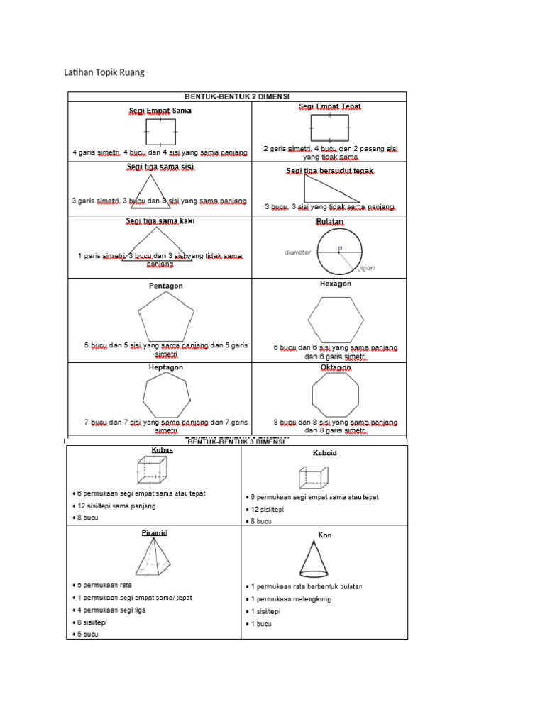Latihan Topik Ruang Poligon | PDF
