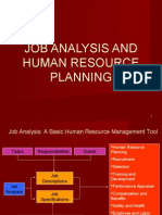 Job Analysis and Human Resource Planning