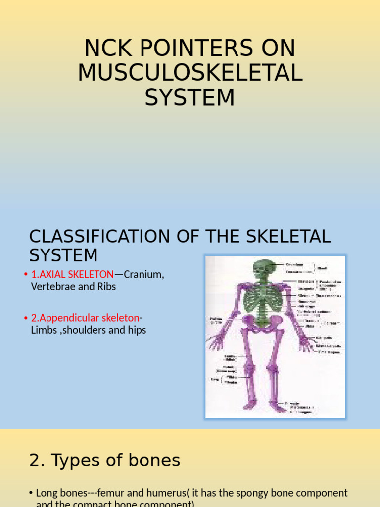Musculoskeletal System Overview and Care | PDF | Joint | Hemodialysis