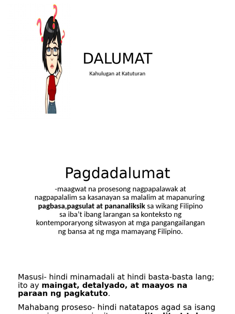 Dalumat 2nd Year | PDF