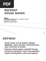 Download Referat Dd Sesak Napas Aji by Aji Setia Utama SN93375186 doc pdf