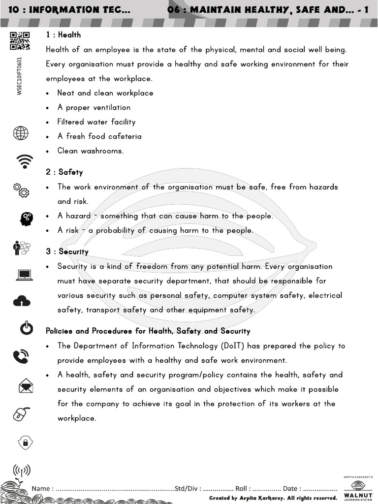 106 Safety Worksheet Overview | PDF | Hazards | Safety