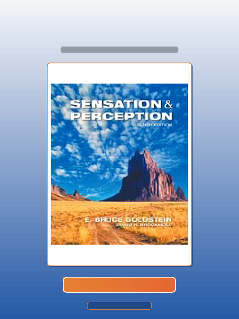 Sensation and Perception 10th Edition by Goldstein Ebook and TestBank ...