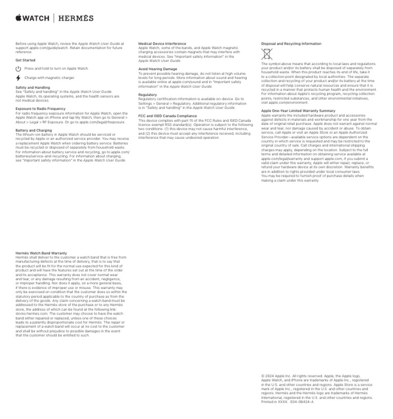 Apple Watch Hermes Ultra2 Info | PDF | Apple Inc. | Apple Watch