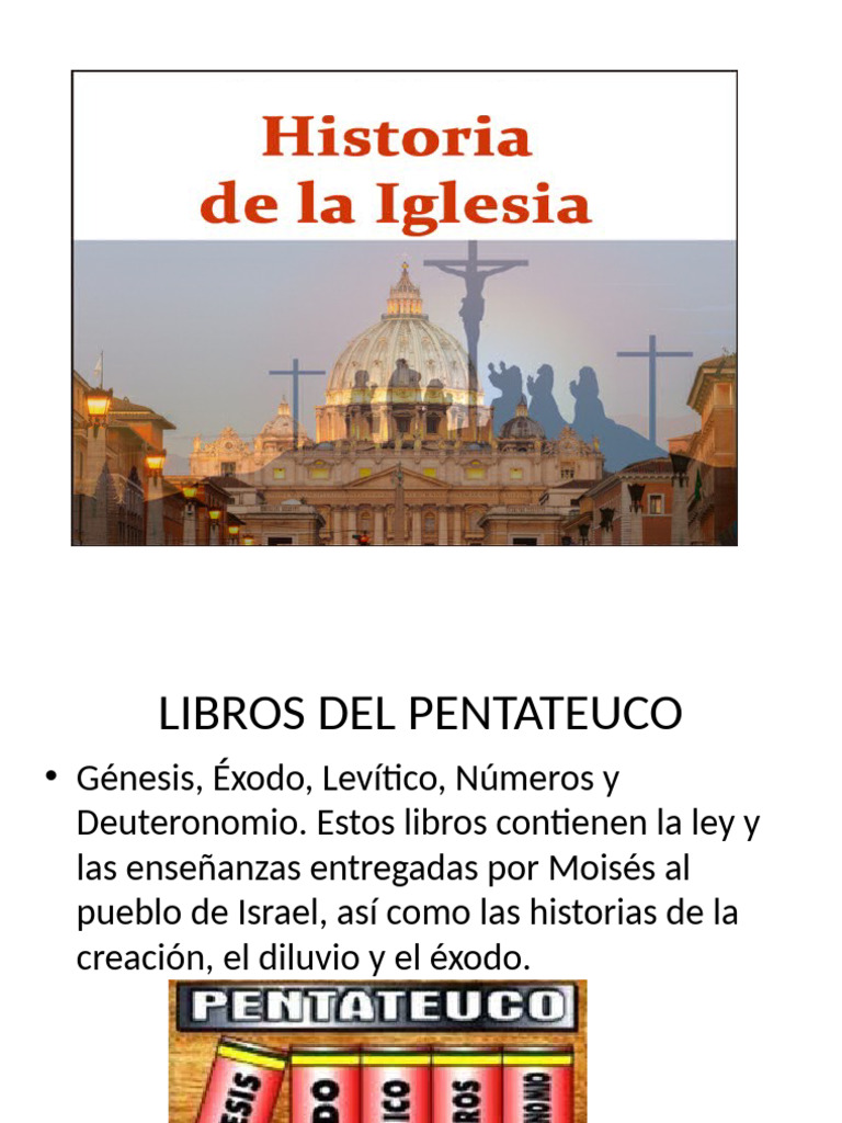 Historia de la Iglesia y el Pentateuco | PDF