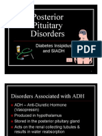 Posterior Pituitary Disorders: DI, SIADH