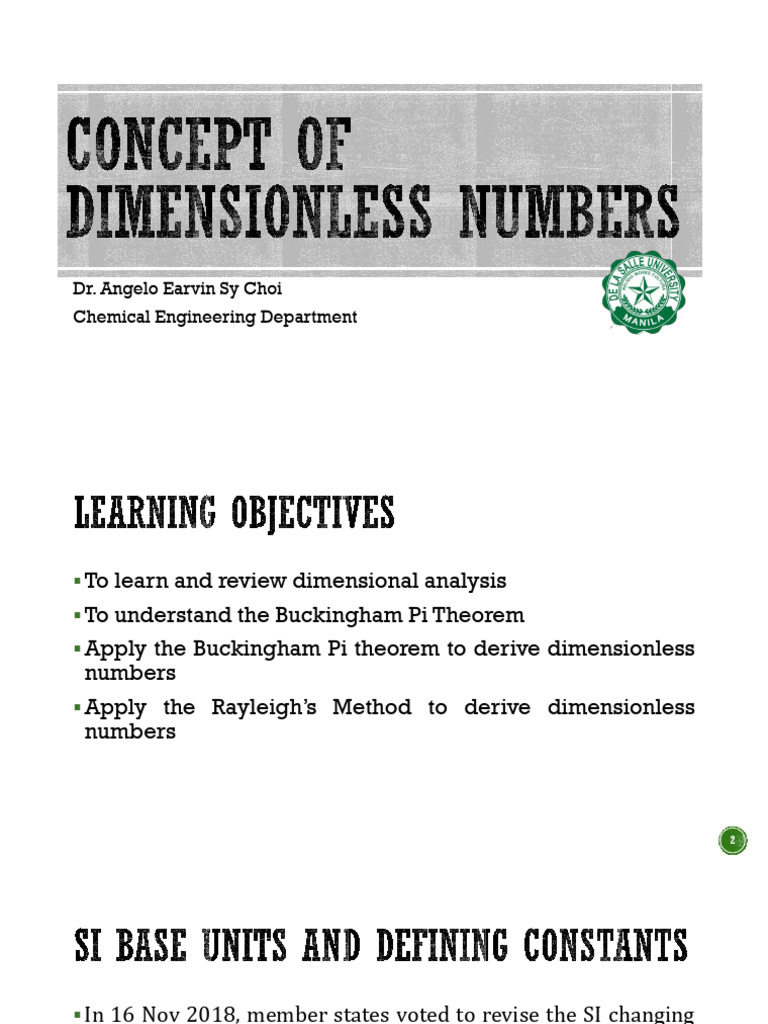 2 Dimensional Analysis | PDF | Viscosity | International System Of Units