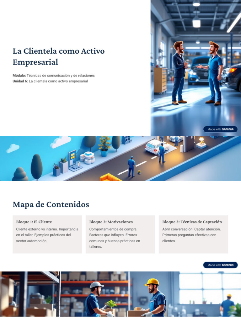 La Clientela como Activo en Talleres | PDF | Calidad (comercial ...