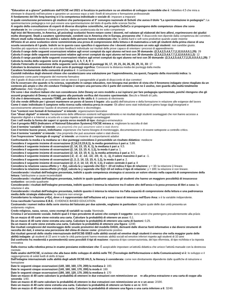 Risposte Ai Test in Ordine ALFABETICO - Sabrina - 04 - 01 - 2024-1 | PDF