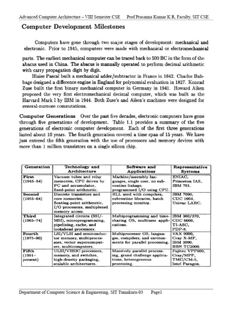 Advanced Computer Architecture Concepts | PDF | Computer Network ...