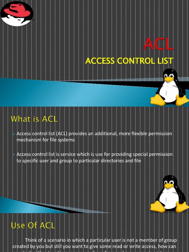 Understanding Access Control Lists (ACLs) | PDF