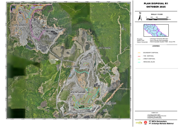 Plan Disposal r1 Oktober 2025 | PDF | Geographical Technology | Geodesy