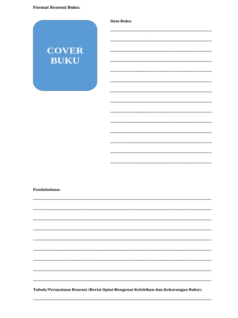 Format Resensi Buku | PDF